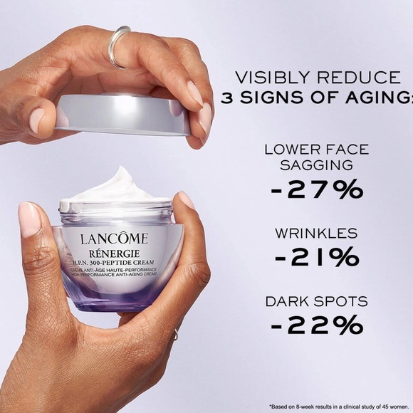 New Lancôme Rénergie H.P.N. 300-Peptide Cream 0.5oz Hyaluronic Acid Wrinkles - Picture 7 of 7